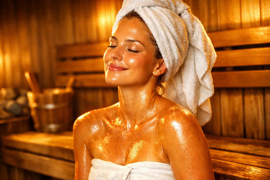 Enhances the "Sauna Glow"