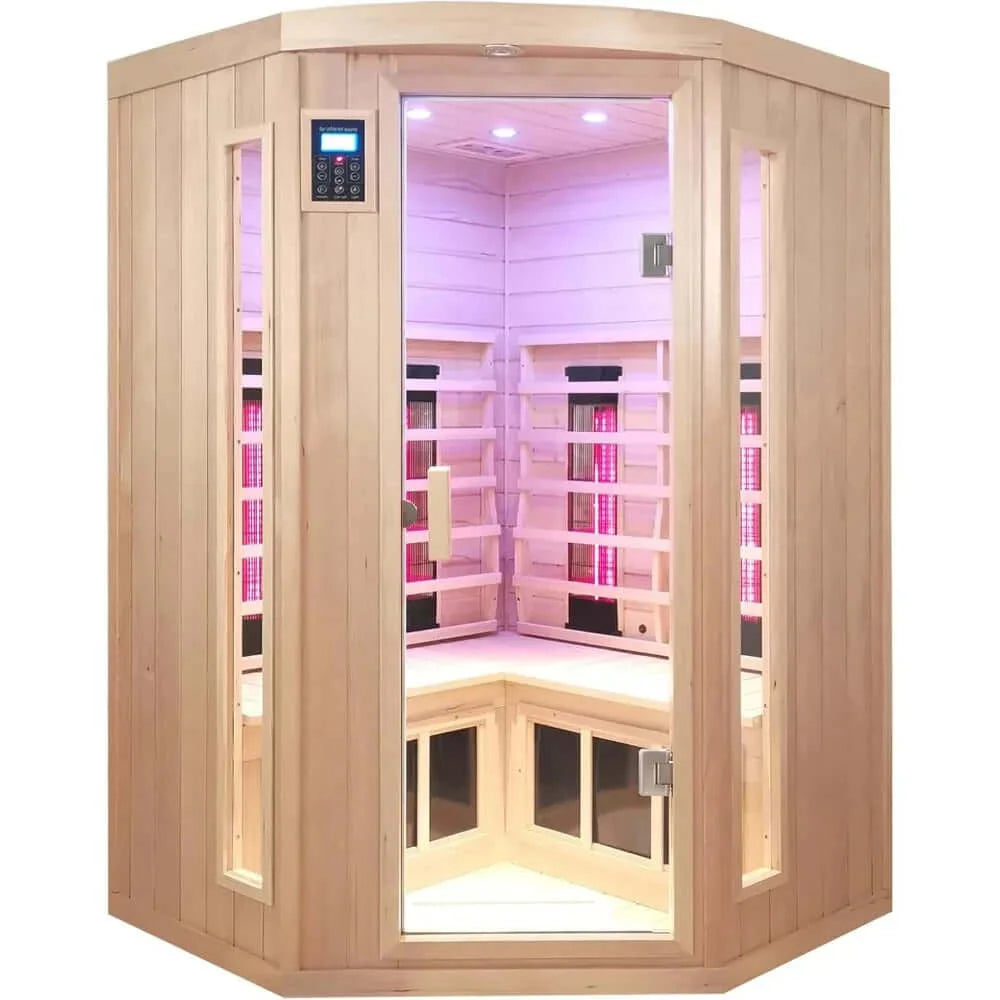 Hemlock Infrared Sauna: 2-3 Person Infrared Home Sauna