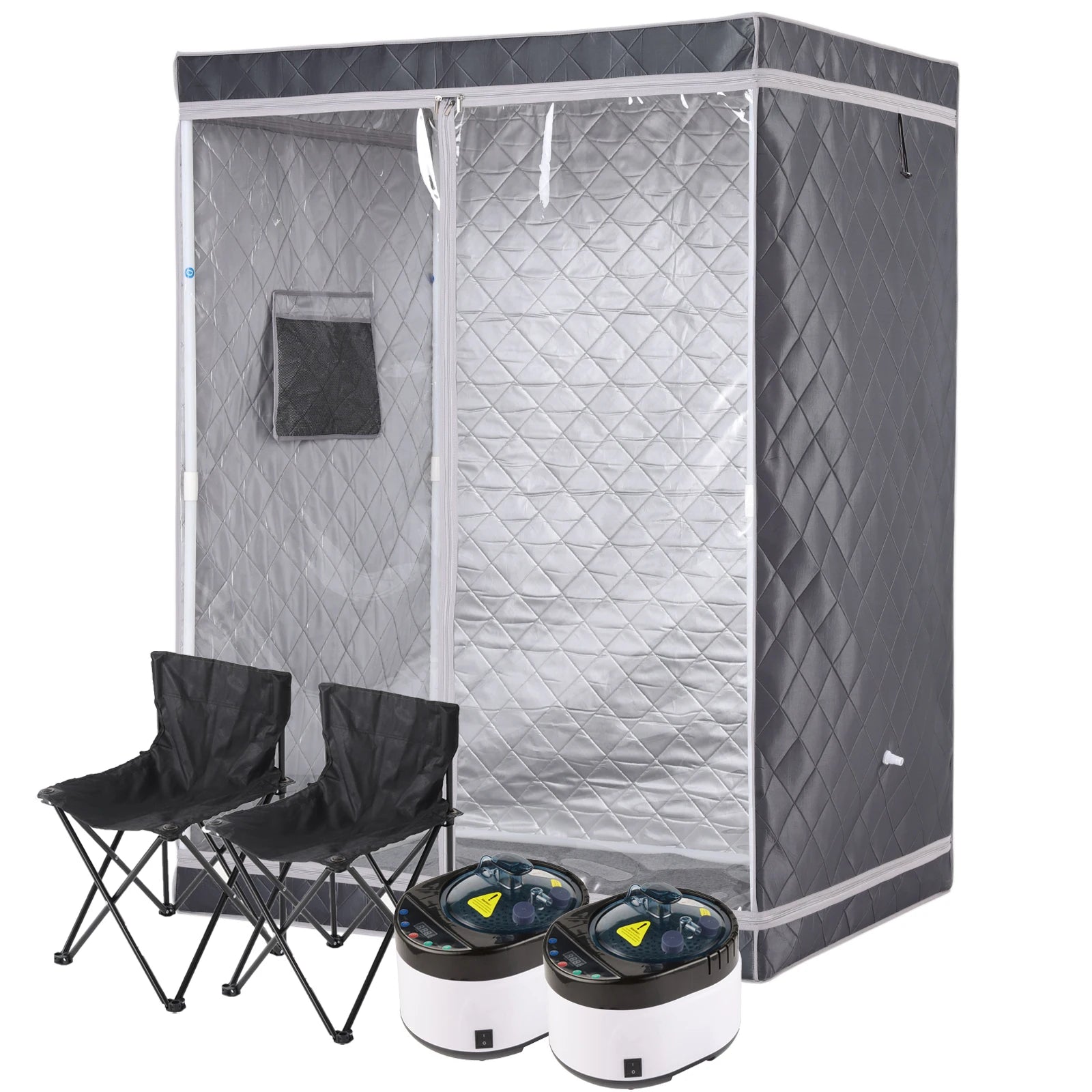 2 Person Steam Sauna Portable Sauna Tent Sauna Home Sauna Kit Whole Body Large Space Spa Steamer Sauna Room