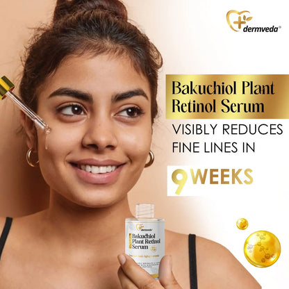 Organic Bakuchiol Serum - Face Serum | Anti-Aging Cream and Antioxidant Serum
