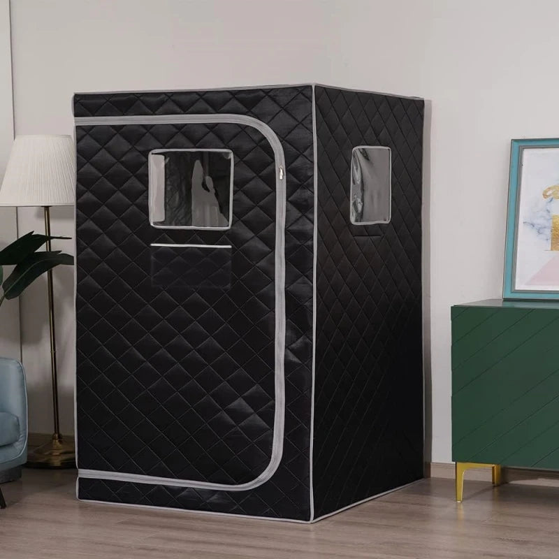 2 Person Steam Sauna Portable Sauna Tent Sauna Home Sauna Kit Whole Body Large Space Spa Steamer Sauna Room