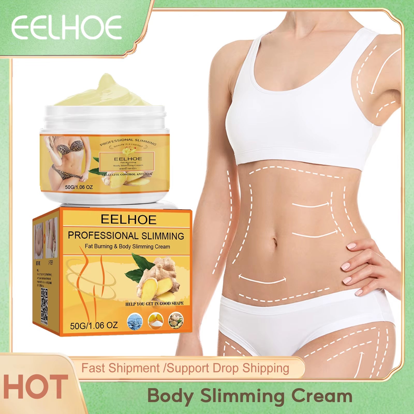 Body Firmiing Cream Full Sculpting anti Cellulite Belly Lasting Tightening Cream Nourishing Body Oil Massaging Cream 30G