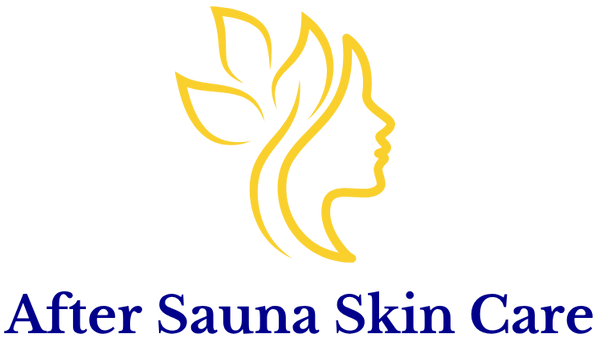 After Sauna Skin Care logo with a golden woman's profile