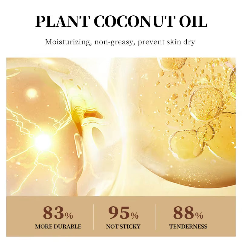 Coconut Oil Nourishing Body Lotion Improve Dullness Roughness Charming Fragrance Moisturizing Whitening Body Cream Skin Care