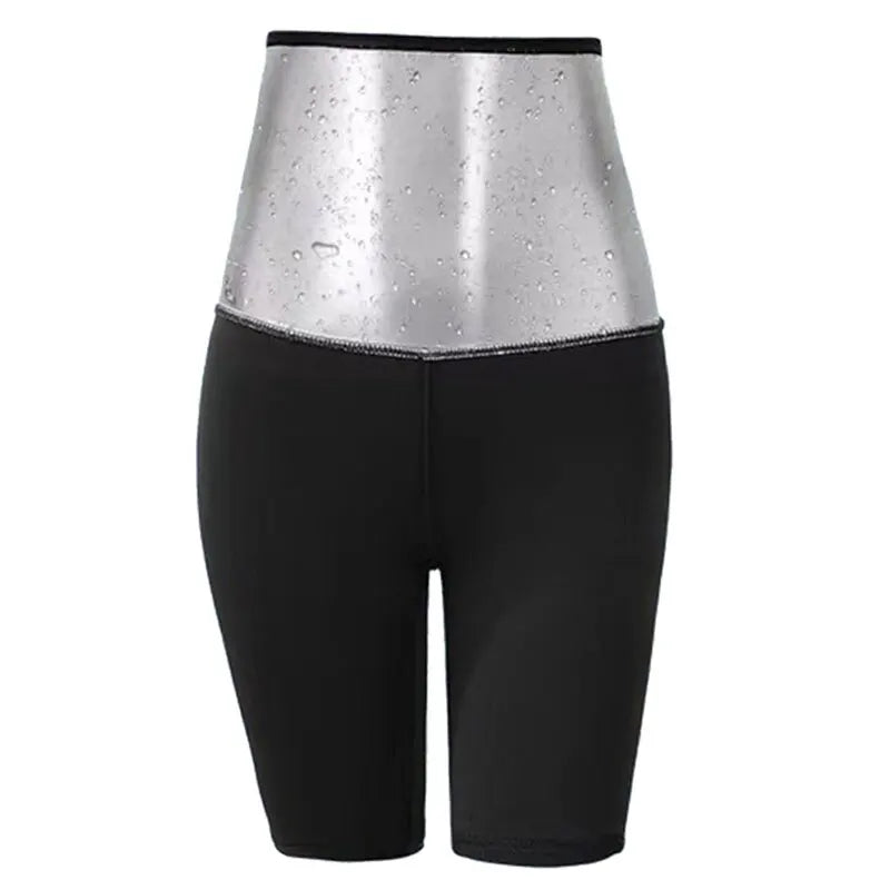 Women Sauna Sweating Pants Hot Gym Exercise Leggings High Waist Thermo Weight Loss Workout Running Slimming Compression Pants