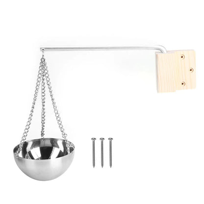 Essential Oil Bowl Cup Sauna Accessories Spruce Stainless Steel Sauna Room Accessories Sauna Bowl Traditional and Infrared