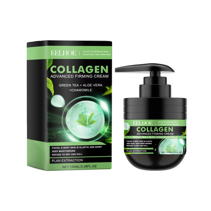 Collagen Cream for Body Firming Tighten Skin Smooth Skin Tone Nourishing Brightening Body Lotion Skin Care Products 100Ml